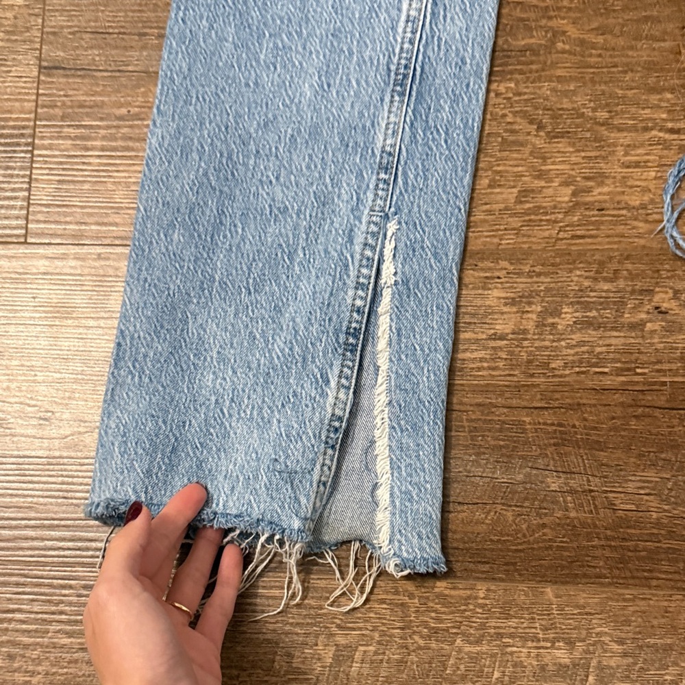 Zara High Rise Women Jeans - Light Blue - Picture 3 of 7